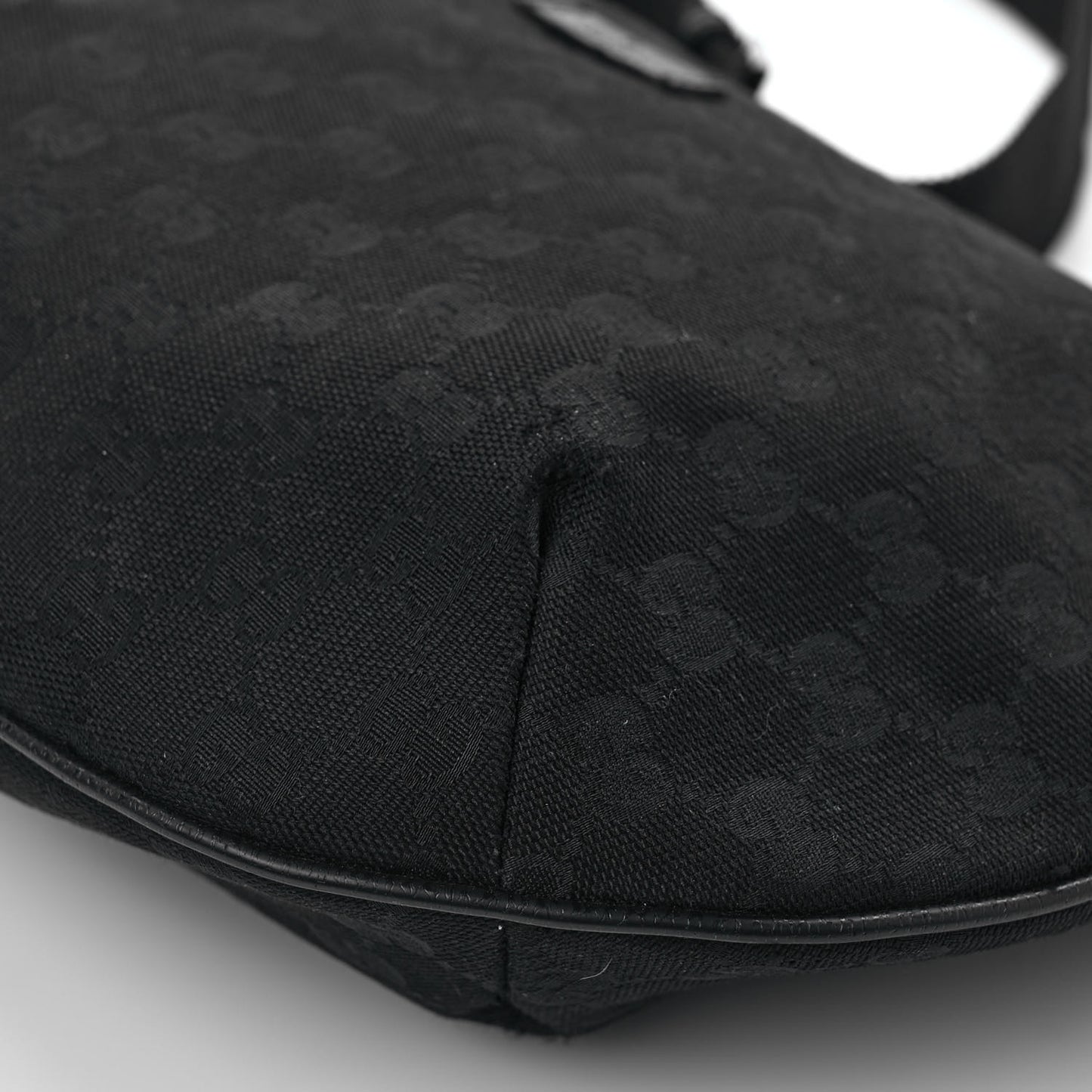 Monogram Medium Half Moon Hobo Black