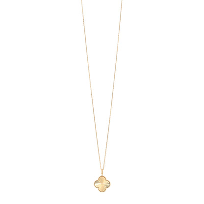 Van Cleef & Arpels 18K Yellow Gold Guilloche Magic Alhambra Long Necklace 1 of 5