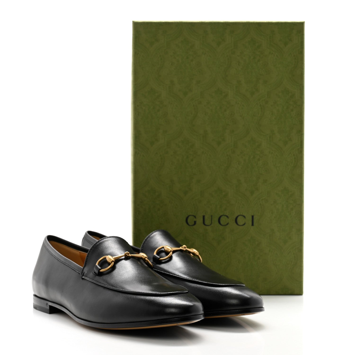 Gucci Calfskin Womens Jordaan Loafers 38.5 Black 11 of 11