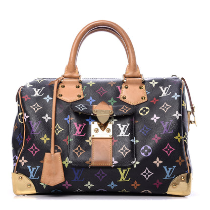 Louis Vuitton Monogram Multicolor Speedy 30 Black 1 of 22