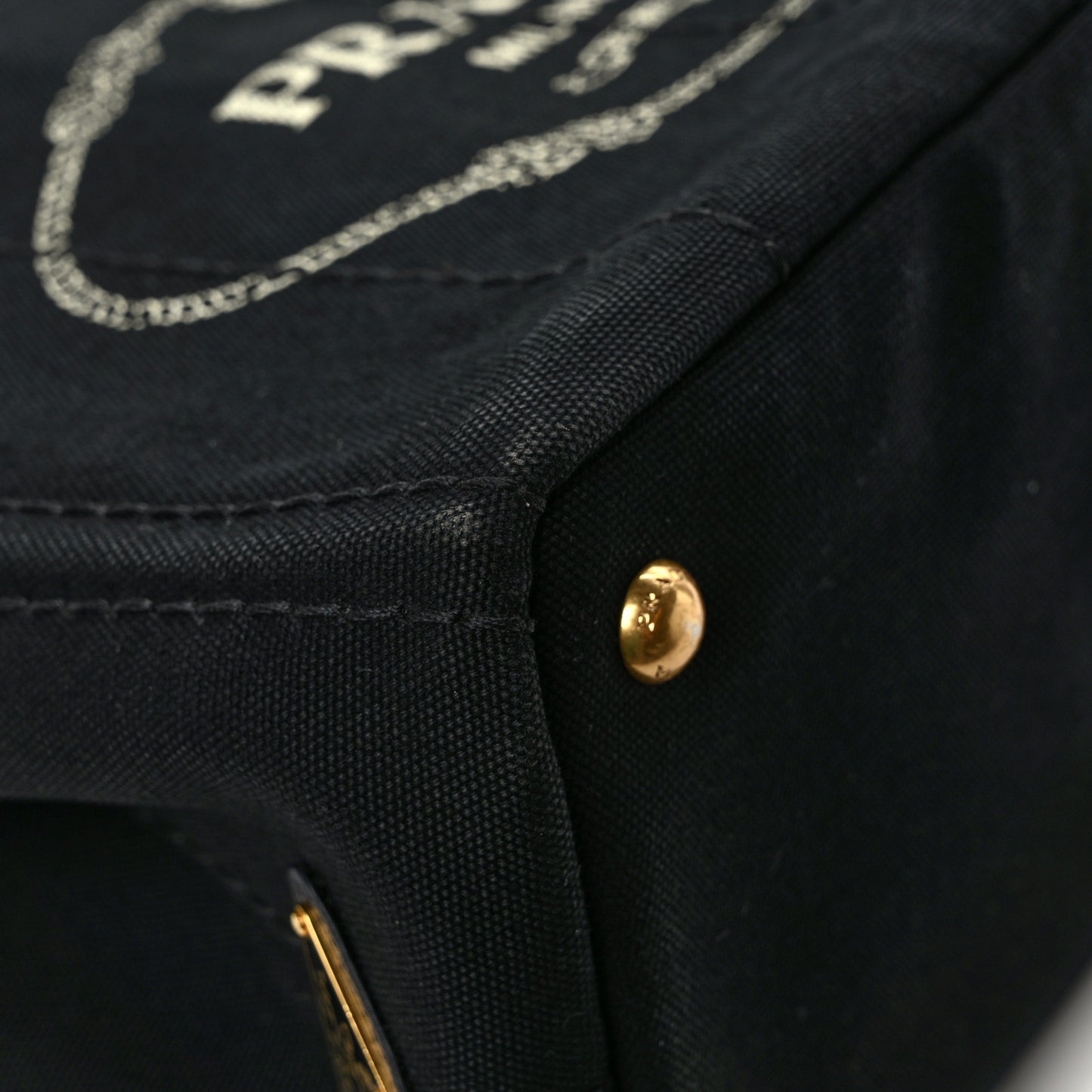 Canapa Small Logo Tote Black