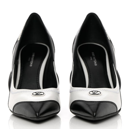 Louis Vuitton Lambskin Archlight Pumps 37 Black White 2 of 14