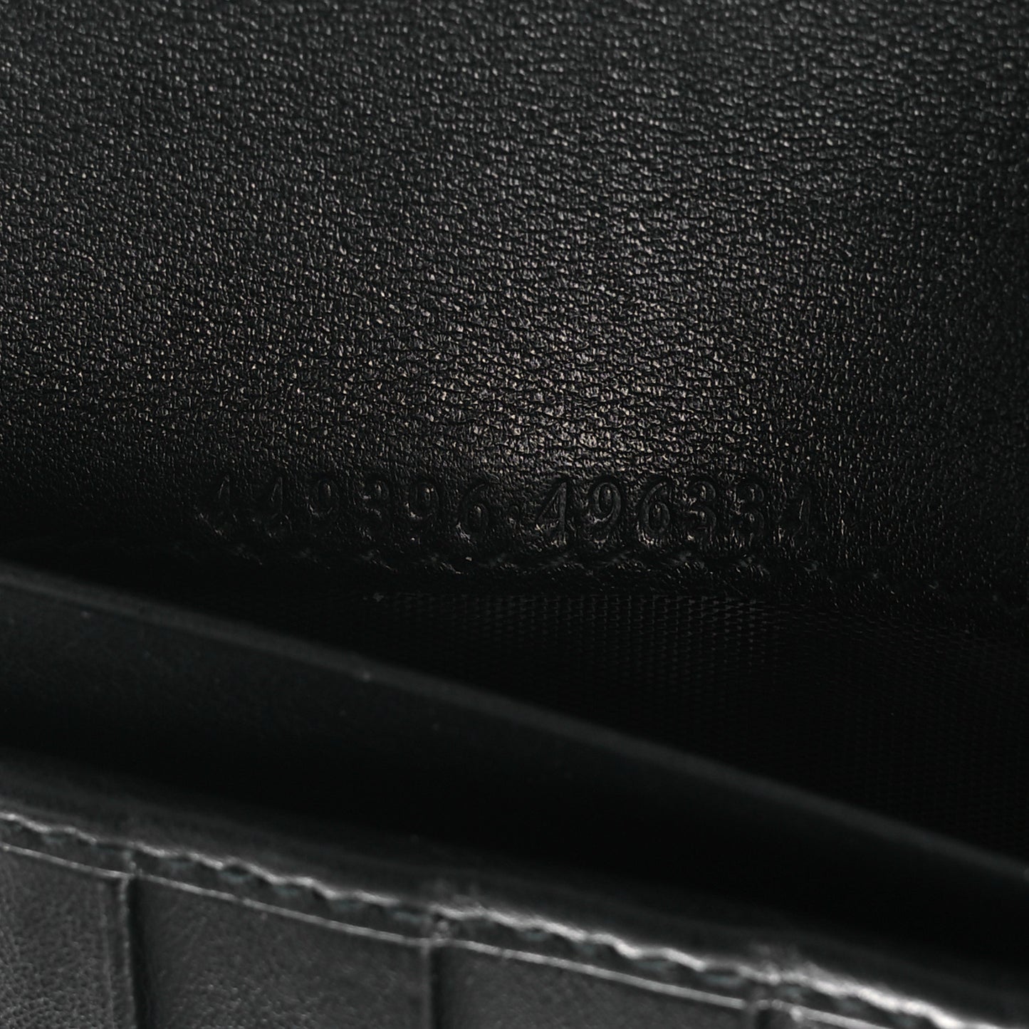 Soft Microguccissima Continental Wallet Black