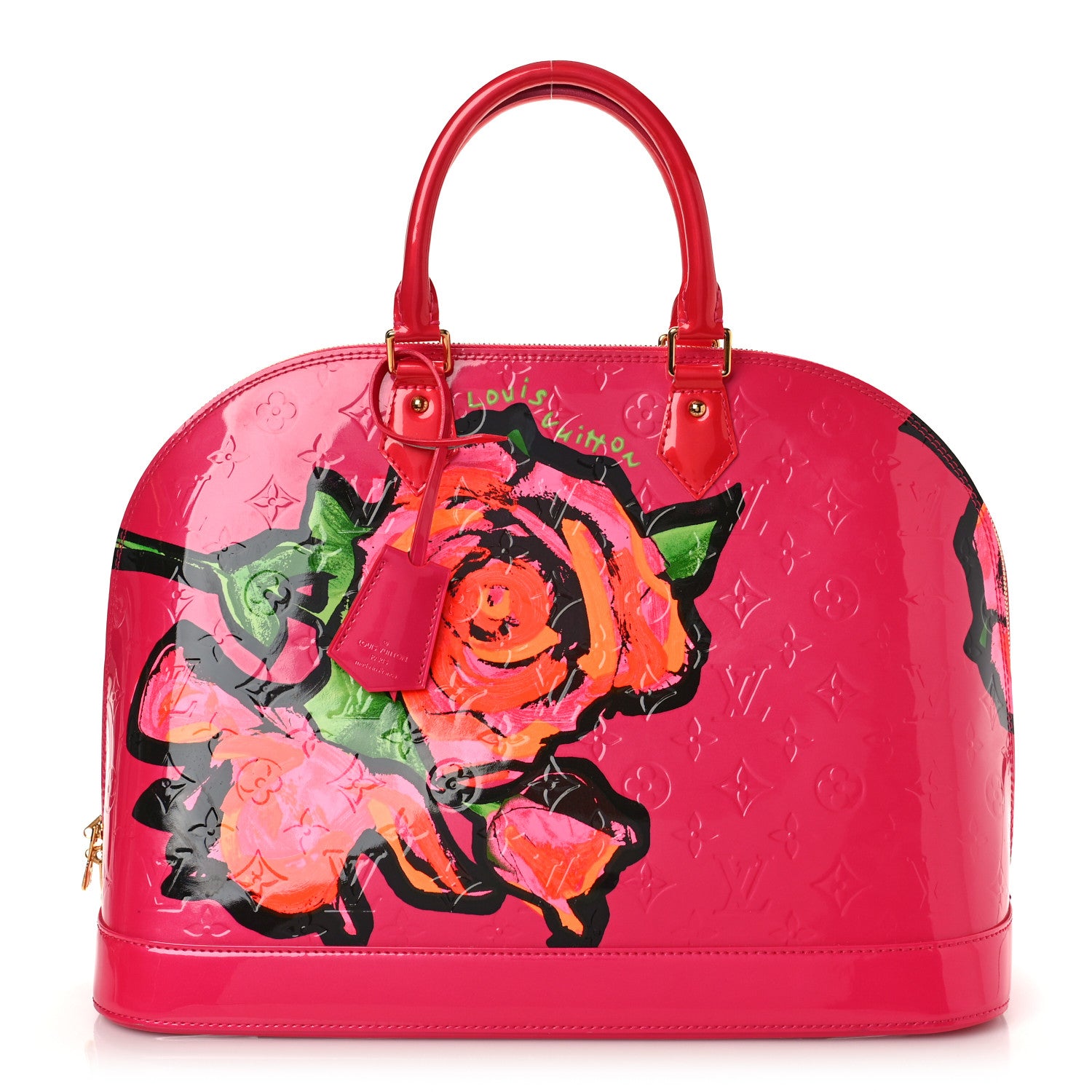 Louis Vuitton Vernis Roses Alma GM Rose Pop 1 of 8