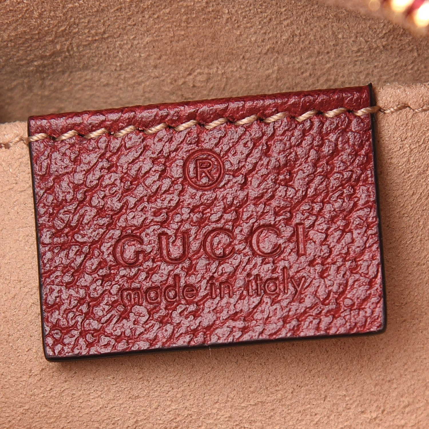 Gucci GG Supreme Monogram Flora Web Mini Ophidia Shoulder Bag Red 6 of 9