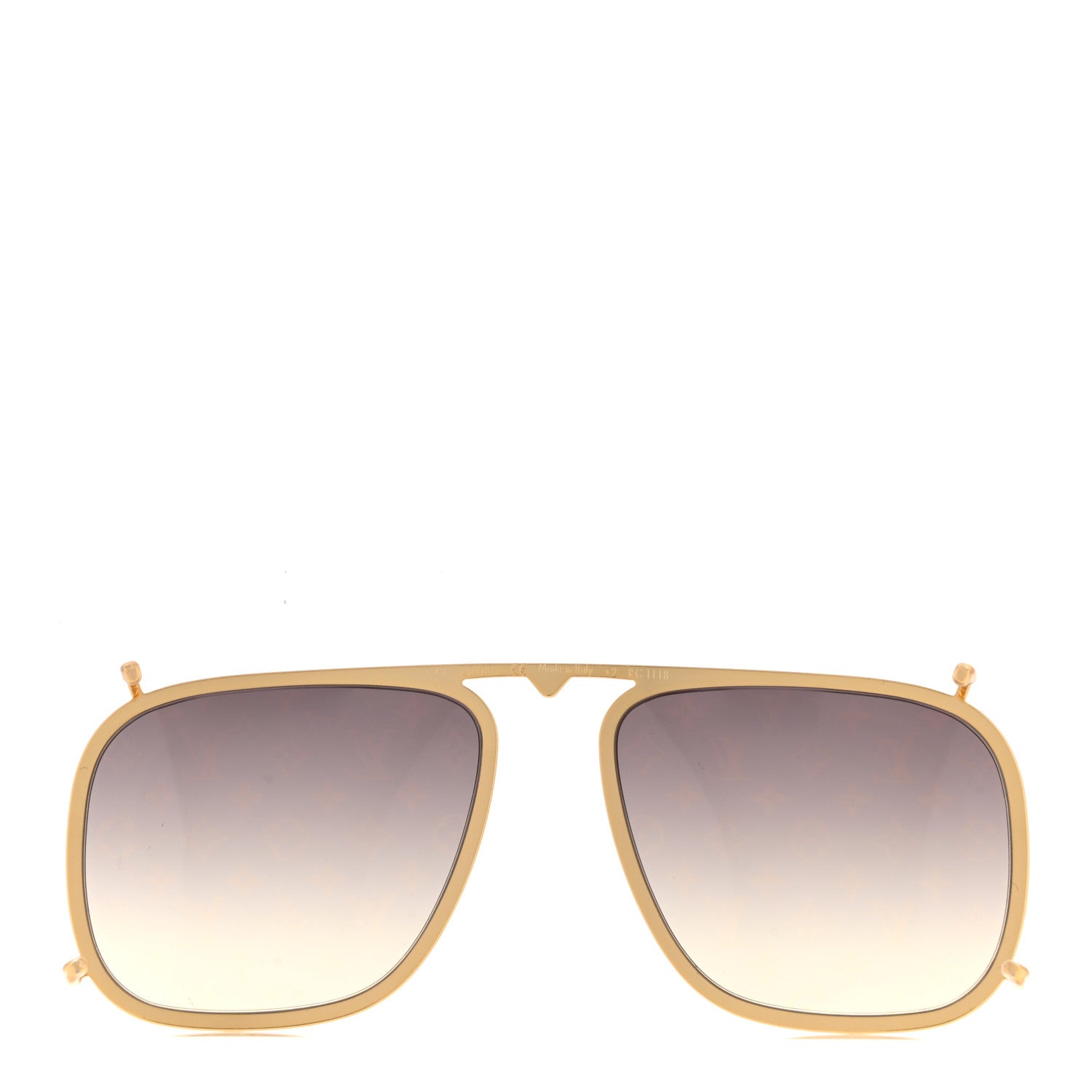 Louis Vuitton Monogram Satellite Clip-On Lenses Gold 2 of 5