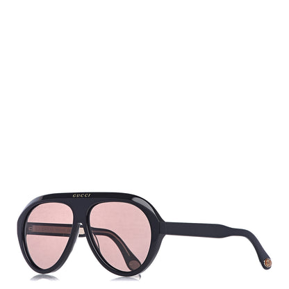 Gucci Double G Navigator Sunglasses GG 0479S Black 1 of 8