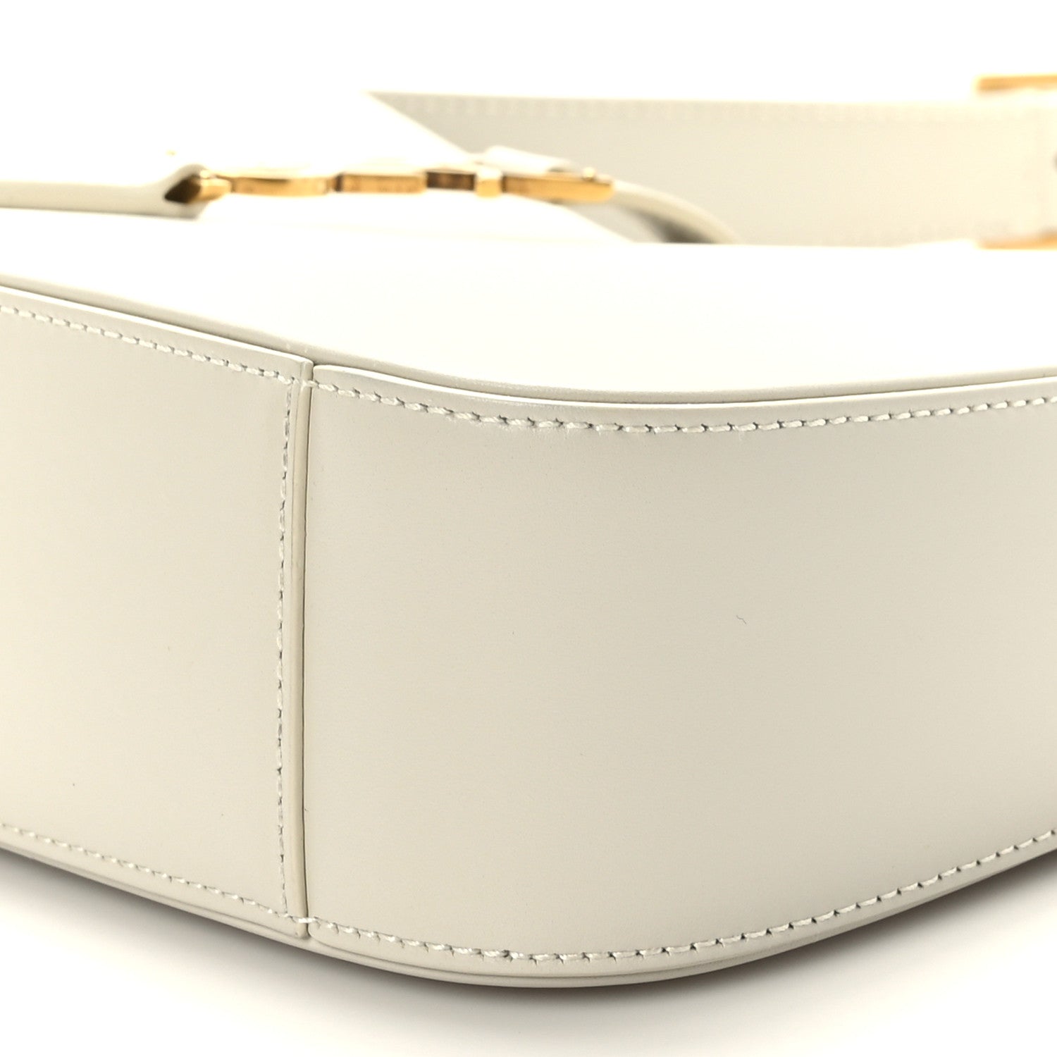 Saint Laurent Smooth Calfskin Le 5 A 7 Hobo Blanc Vintage 8 of 8