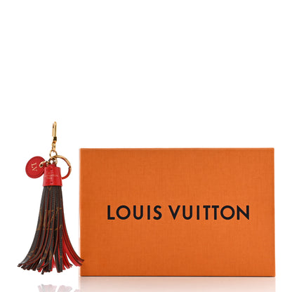 Louis Vuitton Monogram Tassel Bag Charm Red 7 of 7