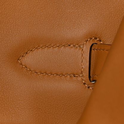 Hermes Swift Twill H Fray Fray Birkin 35 Sesame Ecru 21 of 34