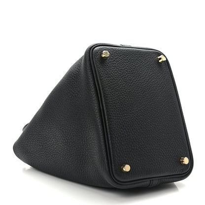 Hermes Taurillon Clemence Picotin Lock 18 PM Black 4 of 10