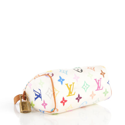 Louis Vuitton Monogram Multicolor Mini Sac HL Speedy White 4 of 6