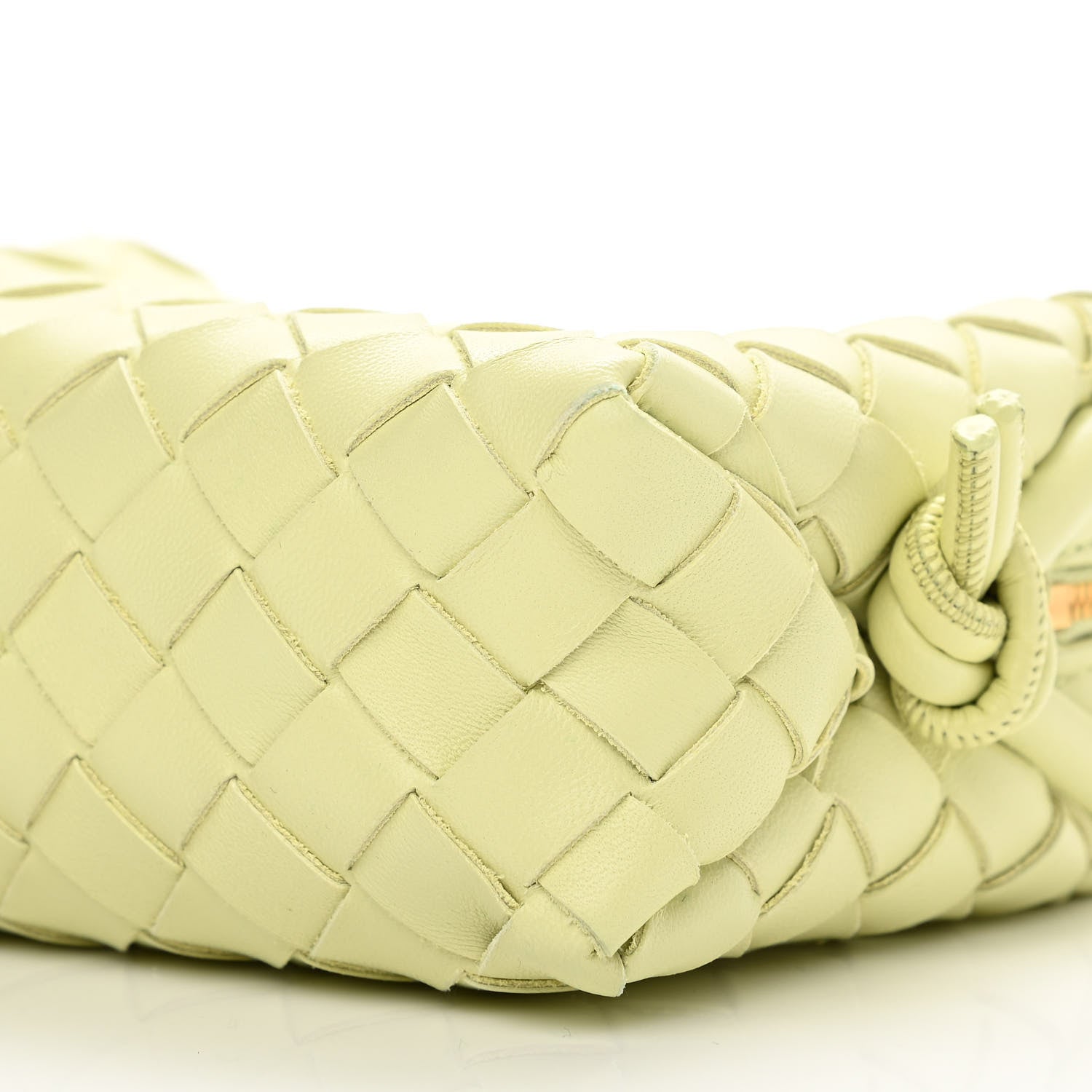 Bottega Veneta Nappa Intrecciato Mini Loop Camera Bag Lemon Washed 9 of 9