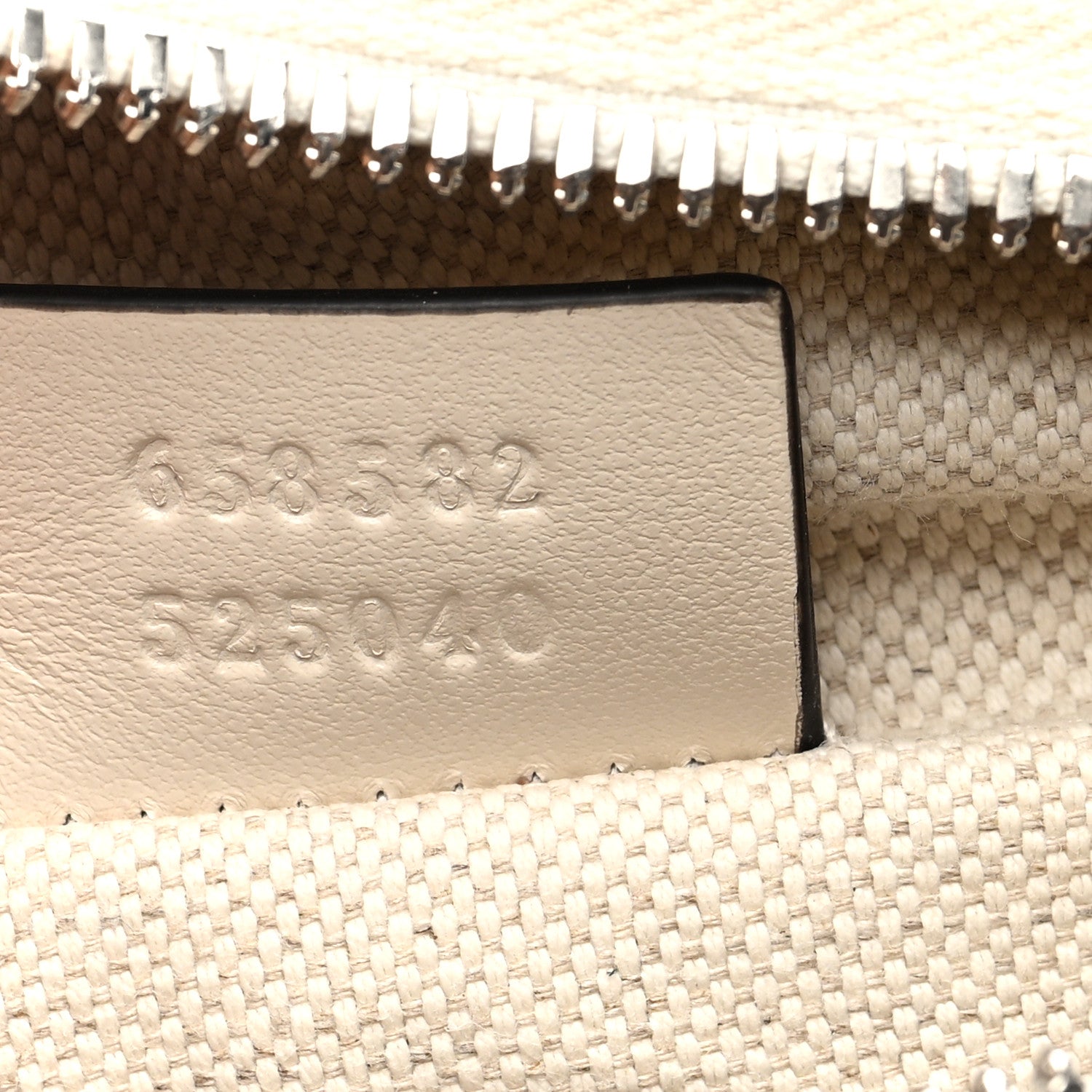 Gucci Calfskin GG Tennis Embossed Belt Bag Mystic White 7 of 10