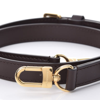 Louis Vuitton Calfskin 16mm Adjustable Shoulder Strap Brown 3 of 4