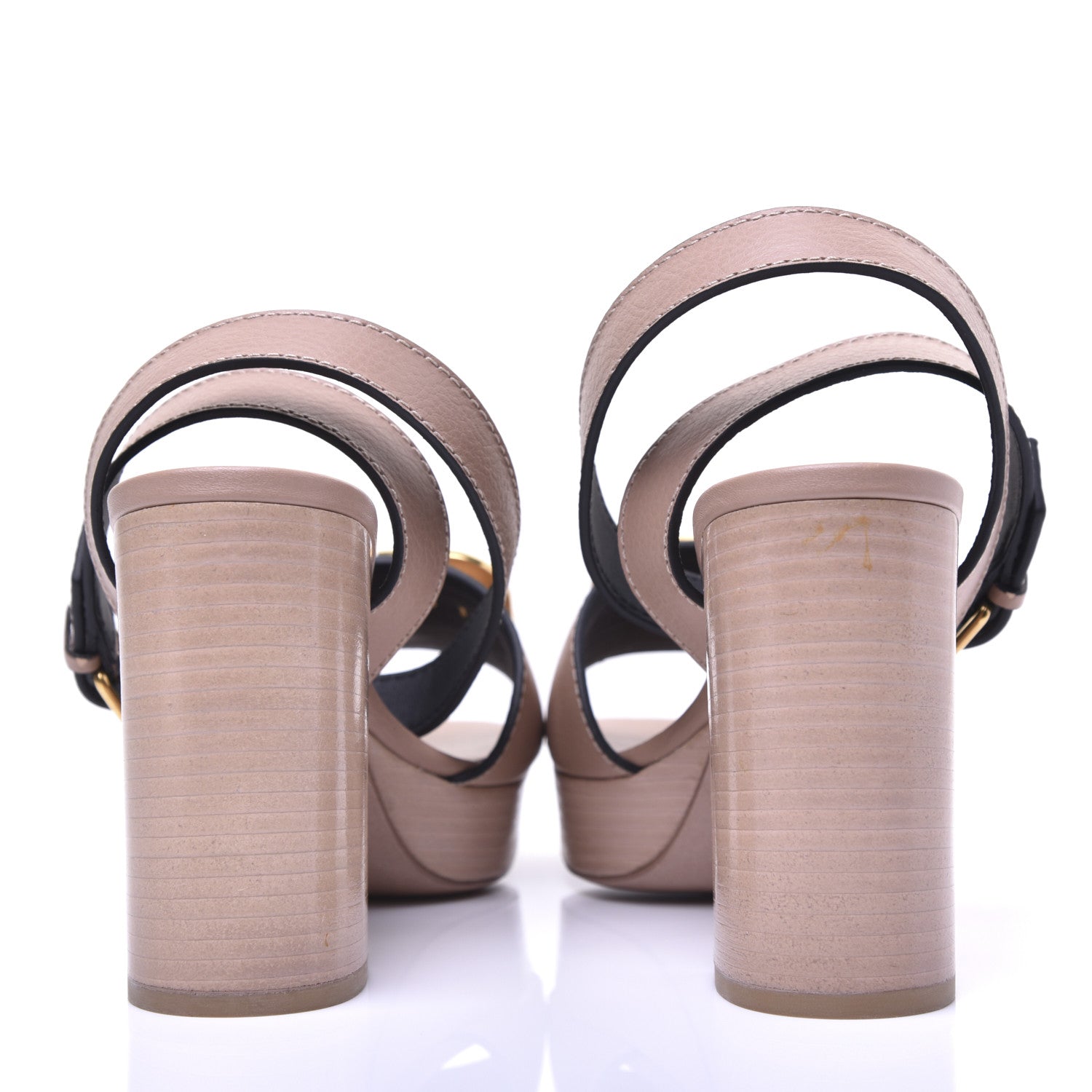Valentino Garavani Grainy Cowhide VLogo Platform Sandals 39 Rose Cannelle 5 of 13