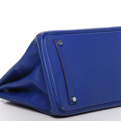 Hermes Togo Birkin 35 Bleu Electrique 6 of 19