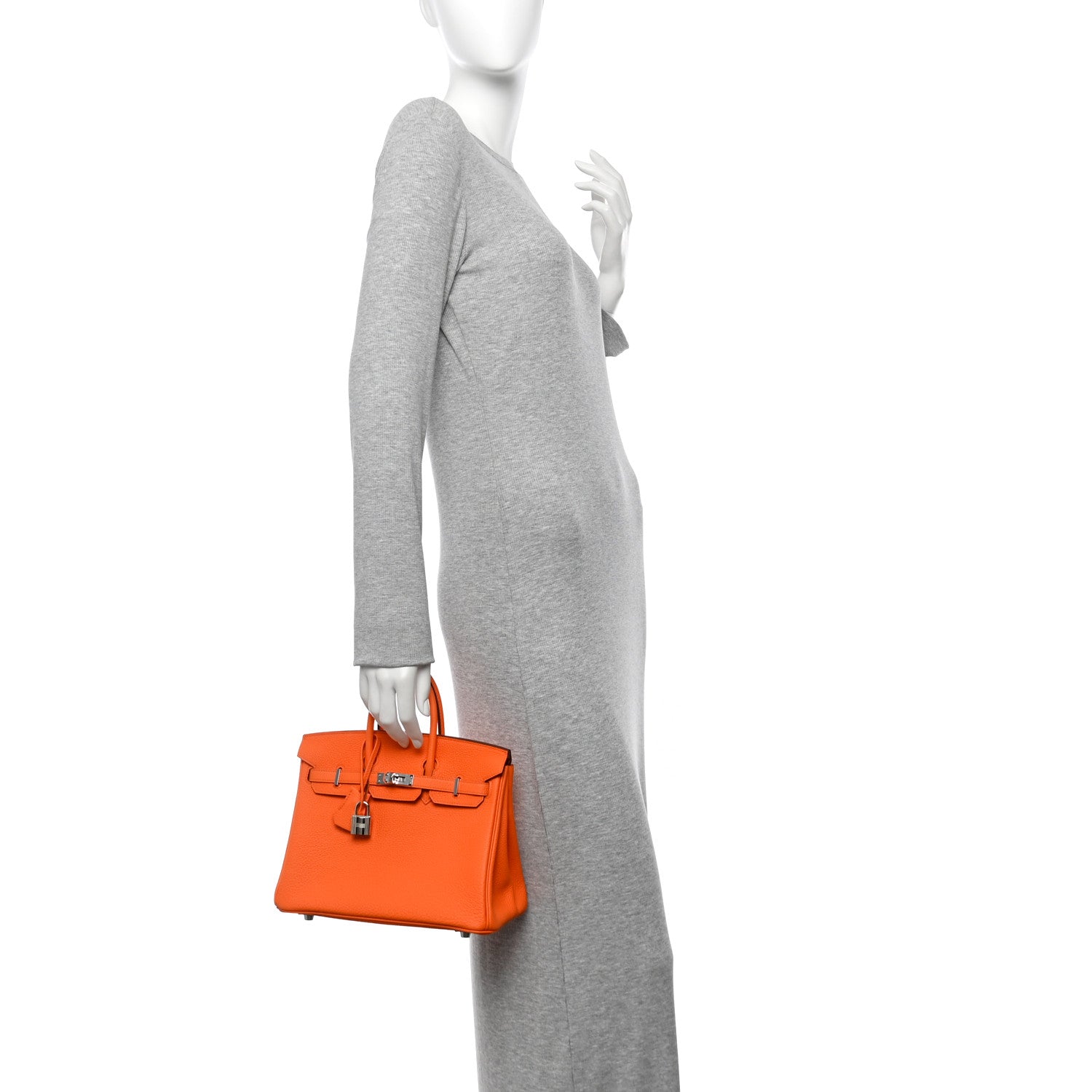 Hermes Togo Birkin 25 Orange Minium 2 of 10
