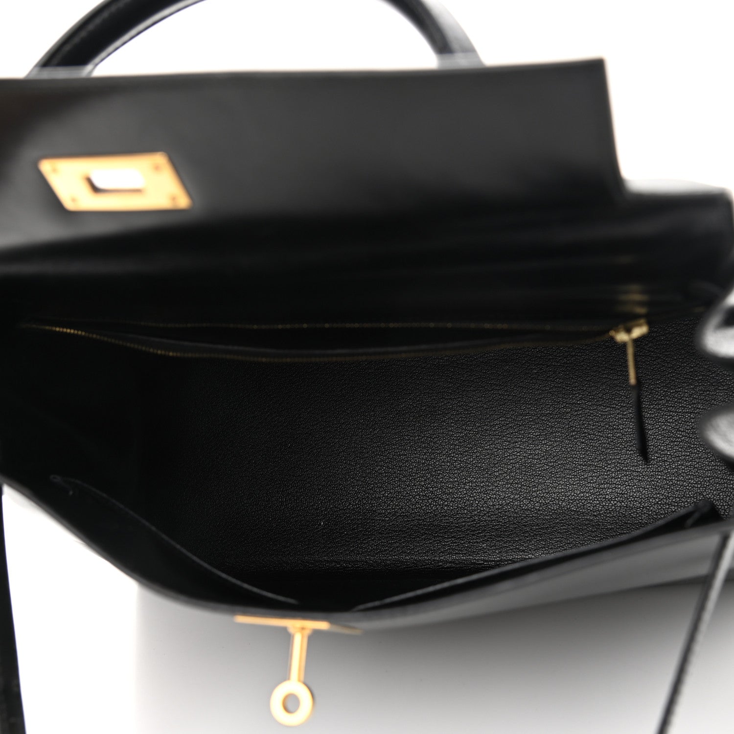 Hermes Box Kelly Retourne 32 Black 5 of 11