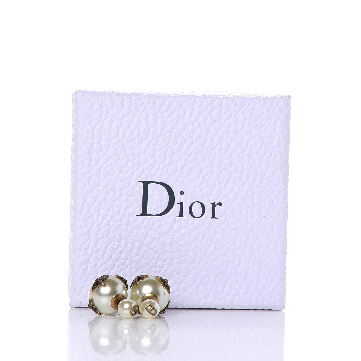 Christian Dior Mise En Dior Tribal Bee Earrings White 5 of 5