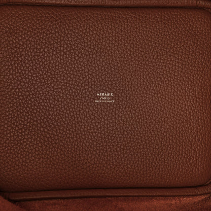 Hermes Taurillon Clemence Picotin Lock 22 MM Gold 6 of 10