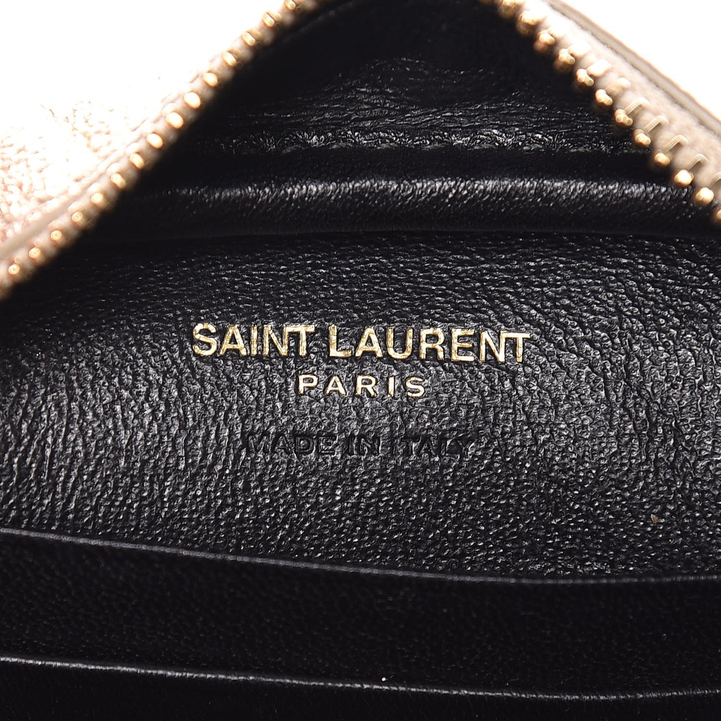Metallic Calfskin Monogram Blogger Bag Gold