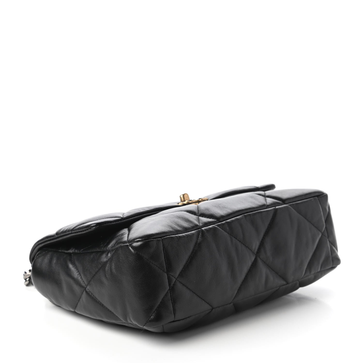 Chanel Lambskin Quilted Large Chanel 19 Flap Black 4 of 11
