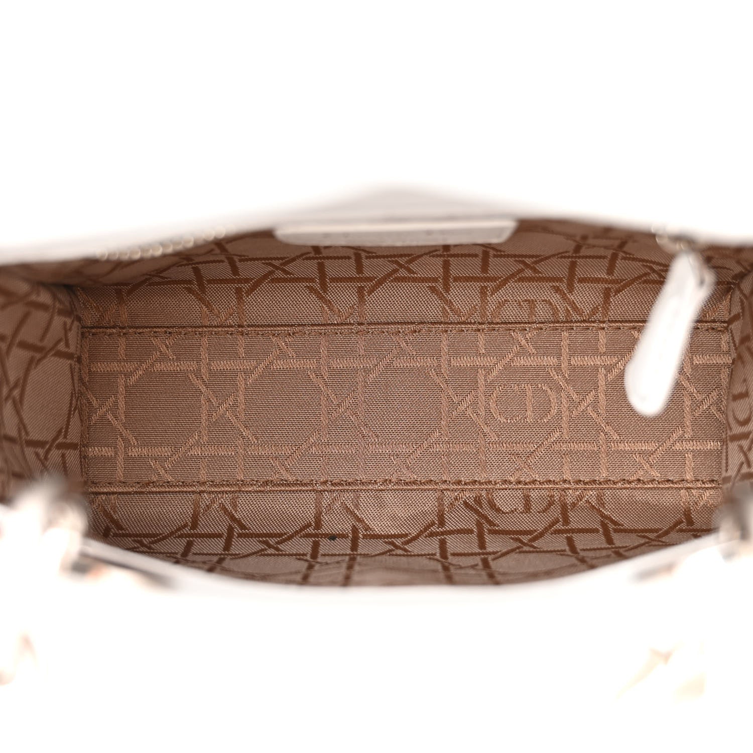 Christian Dior Lambskin Cannage Mini Lady Dior White 5 of 11