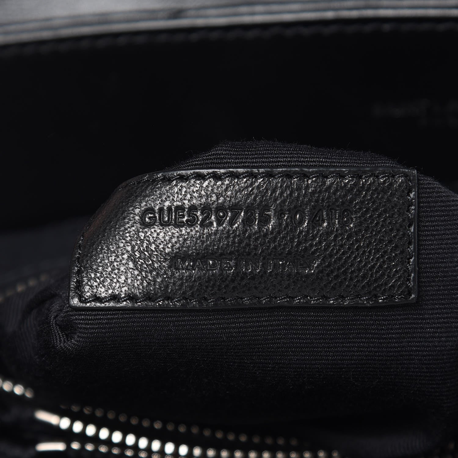 Saint Laurent Calfskin Y Quilted Monogram Medium Loulou Satchel Black 8 of 10