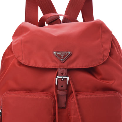 Prada Tessuto Nylon Saffiano Vela Backpack Rosso 8 of 10