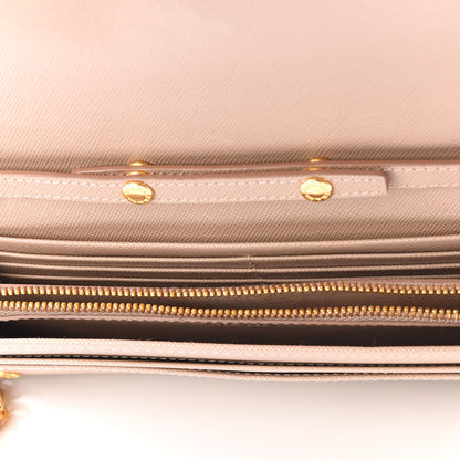Prada Saffiano Metal Oro Chain Wallet Cammeo 4 of 9