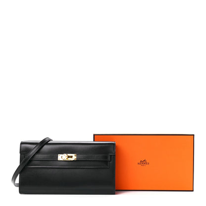 Hermes Box Kelly Wallet To Go Black 12 of 12
