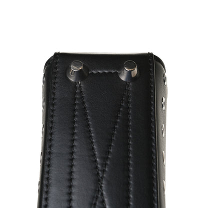 Alexander McQueen Fine Grain Goatskin Perforated Box Shoulder Bag 16 Black 14 of 16