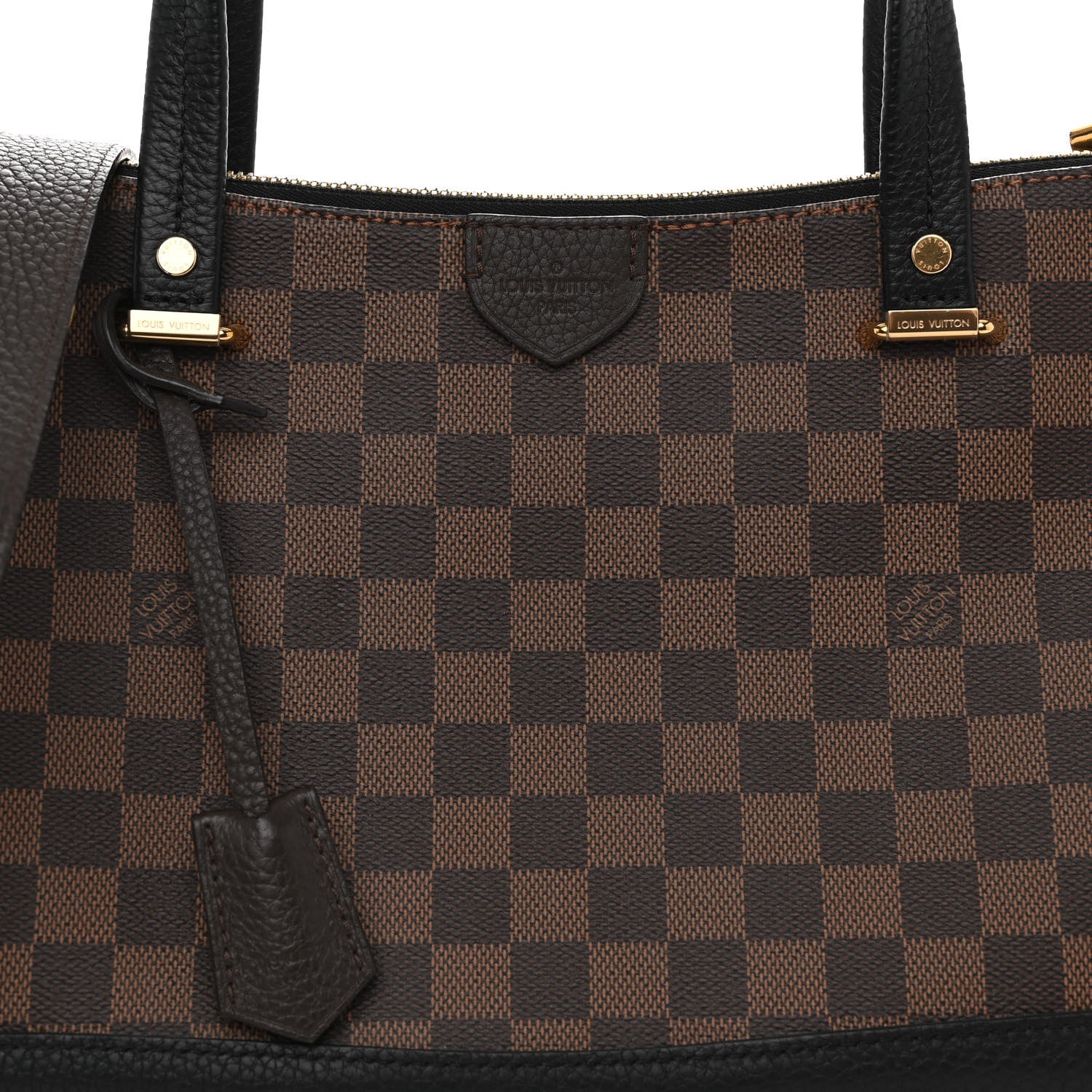 Louis Vuitton Damier Ebene Hyde Park Black 7 of 9