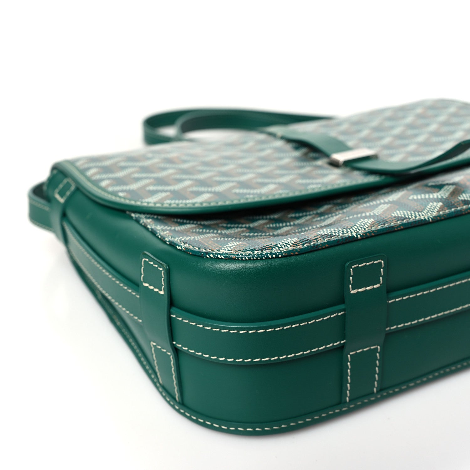 Goyard Goyardine Belvedere II MM Messenger Bag Green 8 of 10