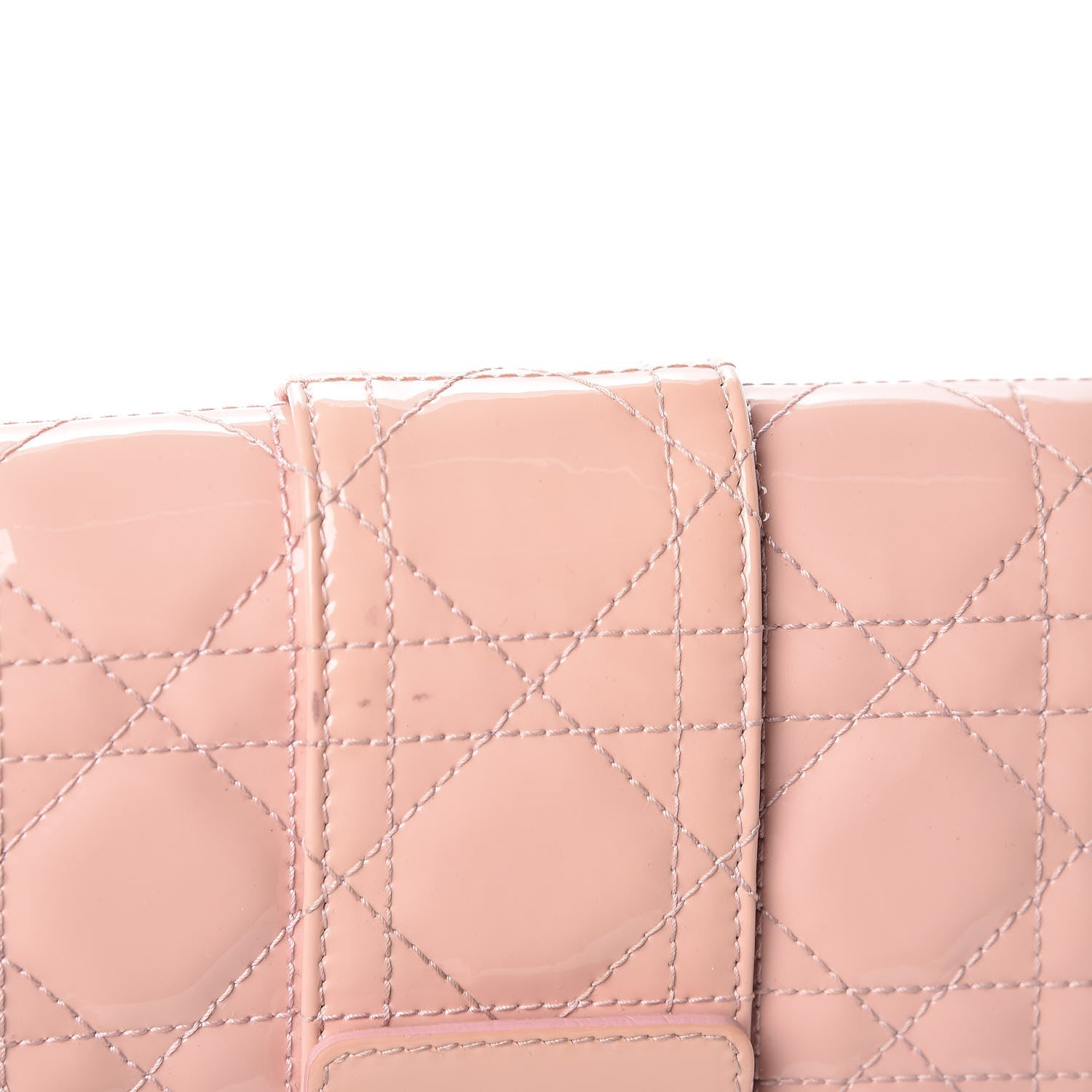 Christian Dior Patent Cannage New Lock Pouch Light Pink 13 of 14