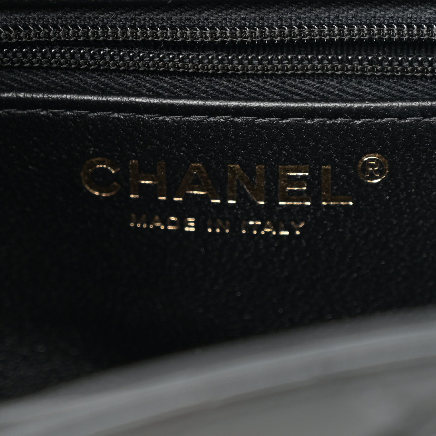 Shiny Aged Calfskin Quilted Nano Kelly Shopper Black