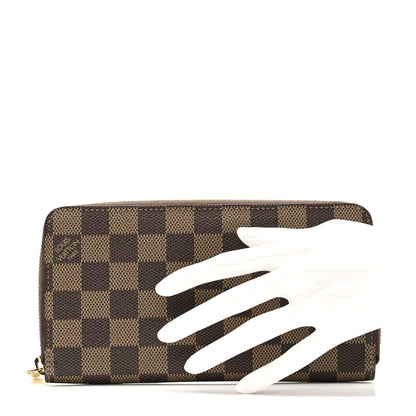 Louis Vuitton Damier Ebene Zippy Wallet 2 of 11