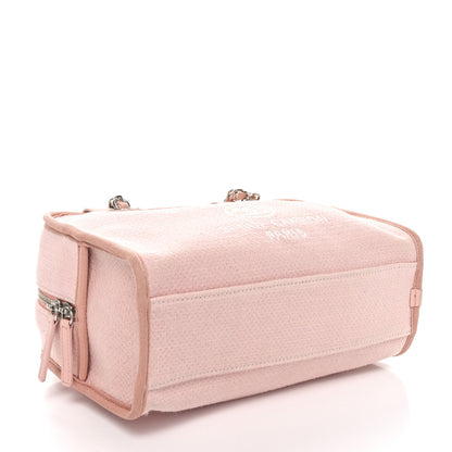 Chanel Canvas Deauville Small Bowling Bag Light Pink 4 of 11