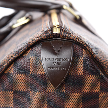 Louis Vuitton Damier Ebene Speedy 35 8 of 10