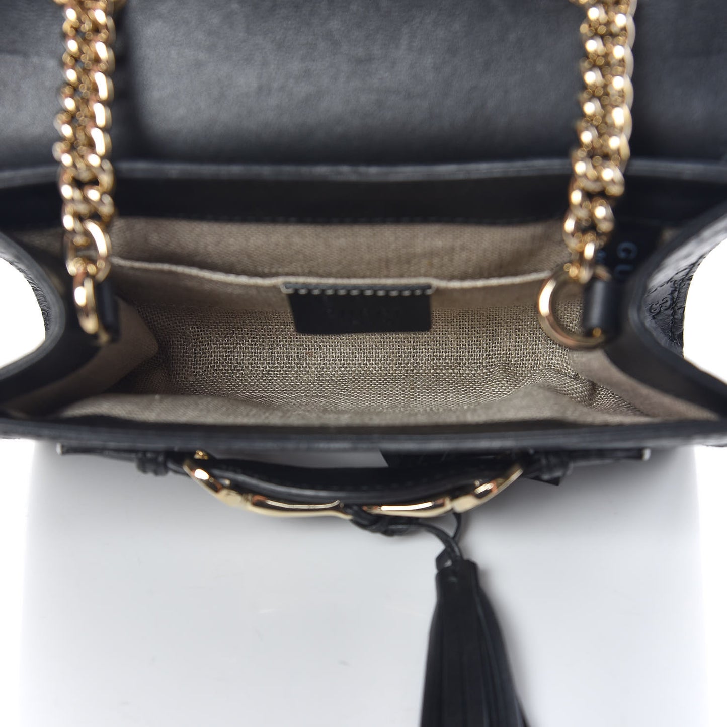 Microguccissima Mini Emily Shoulder Bag Black