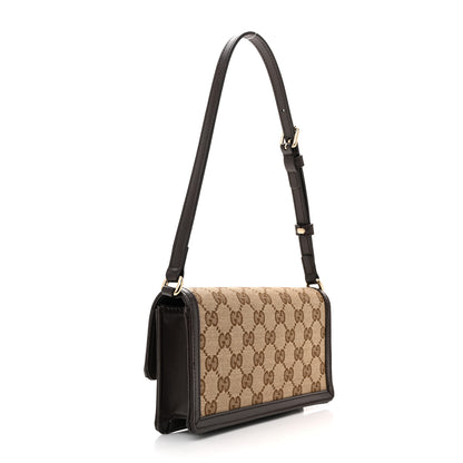 Gucci GG Monogram Mini Luce Shoulder Bag Beige Ebony 3 of 13