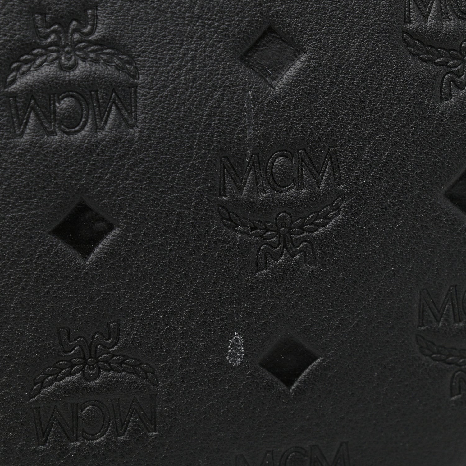 MCM Calfskin Ottomar Monogram Medium Essential Tote Black 13 of 14