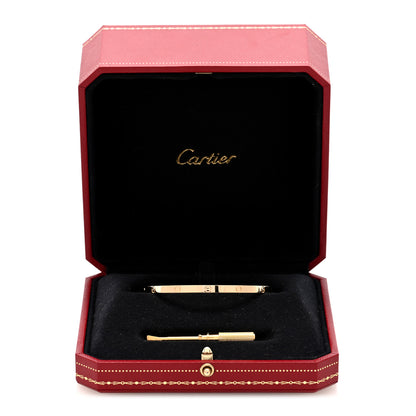Cartier 18K Yellow Gold Small LOVE Bracelet 17 7 of 7