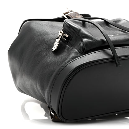 Louis Vuitton Lambskin Monogram Montsouris Vibe PM Black 8 of 10