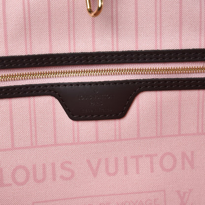 Louis Vuitton Damier Ebene Neo Neverfull MM Rose Ballerine 6 of 13