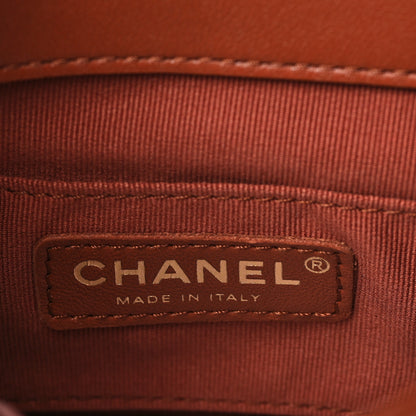 Chanel Calfskin Quilted Small Duma Pockets Drawstring Backpack Light Brown 5 of 9