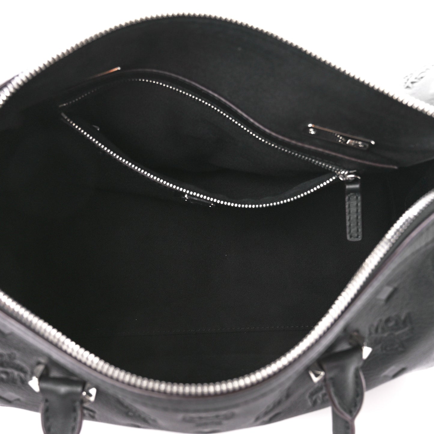 Calfskin Ottomar Monogram Essential Boston Bag Black