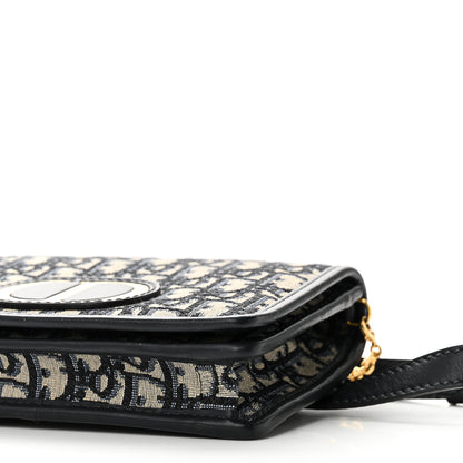 Christian Dior Oblique 30 Montaigne 2-In-1 Pouch Blue 9 of 9