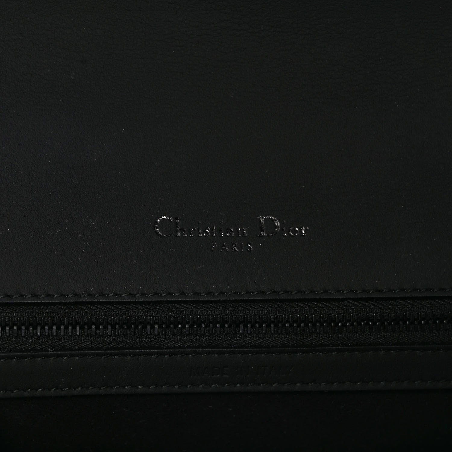 Christian Dior Ultra Matte Calfskin Studded Diorama Wallet on Chain Pouch Black 6 of 9